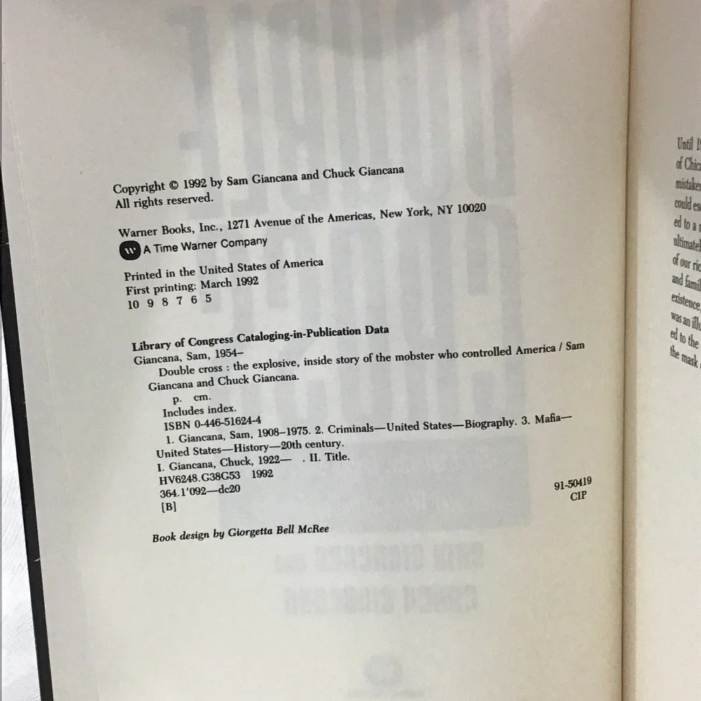 Warner Books double cross